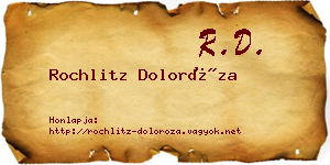 Rochlitz Doloróza névjegykártya